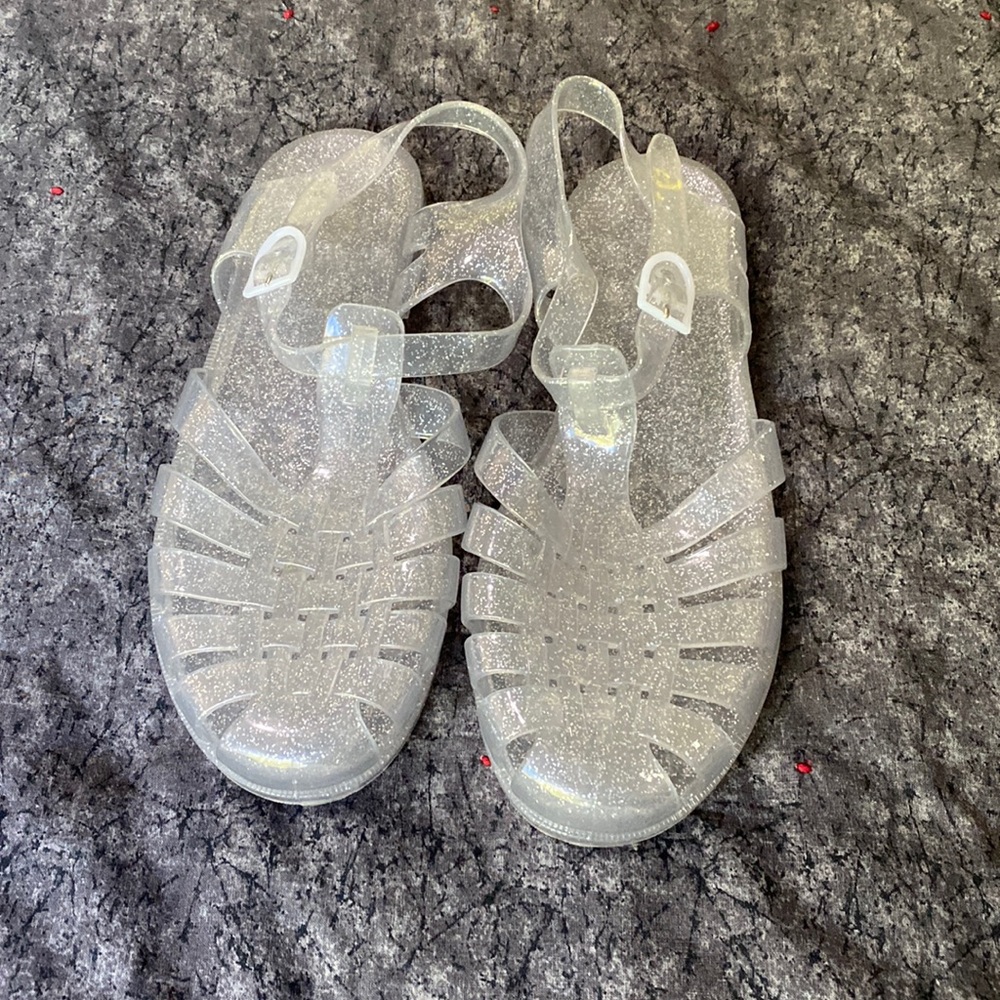 NWOT Glitter Jelly Shoes